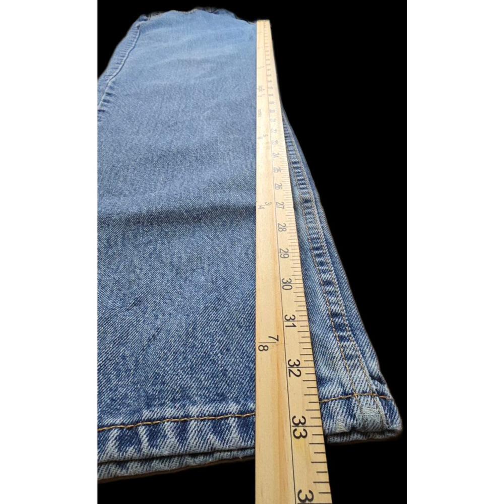 Levi’s 550 Relaxed Fit Jeans 32x34 Light Wash Blue Denim Classic Men’s - Picture 6 of 14